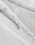 Marilyn Modern Bubble - King Duvet Cover Set (Set of 3) - Gray