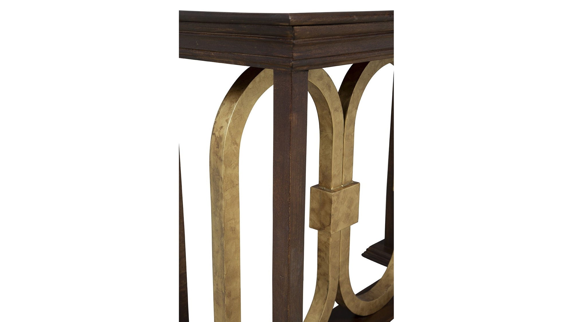 Everly - Console - Dark Brown / Gold