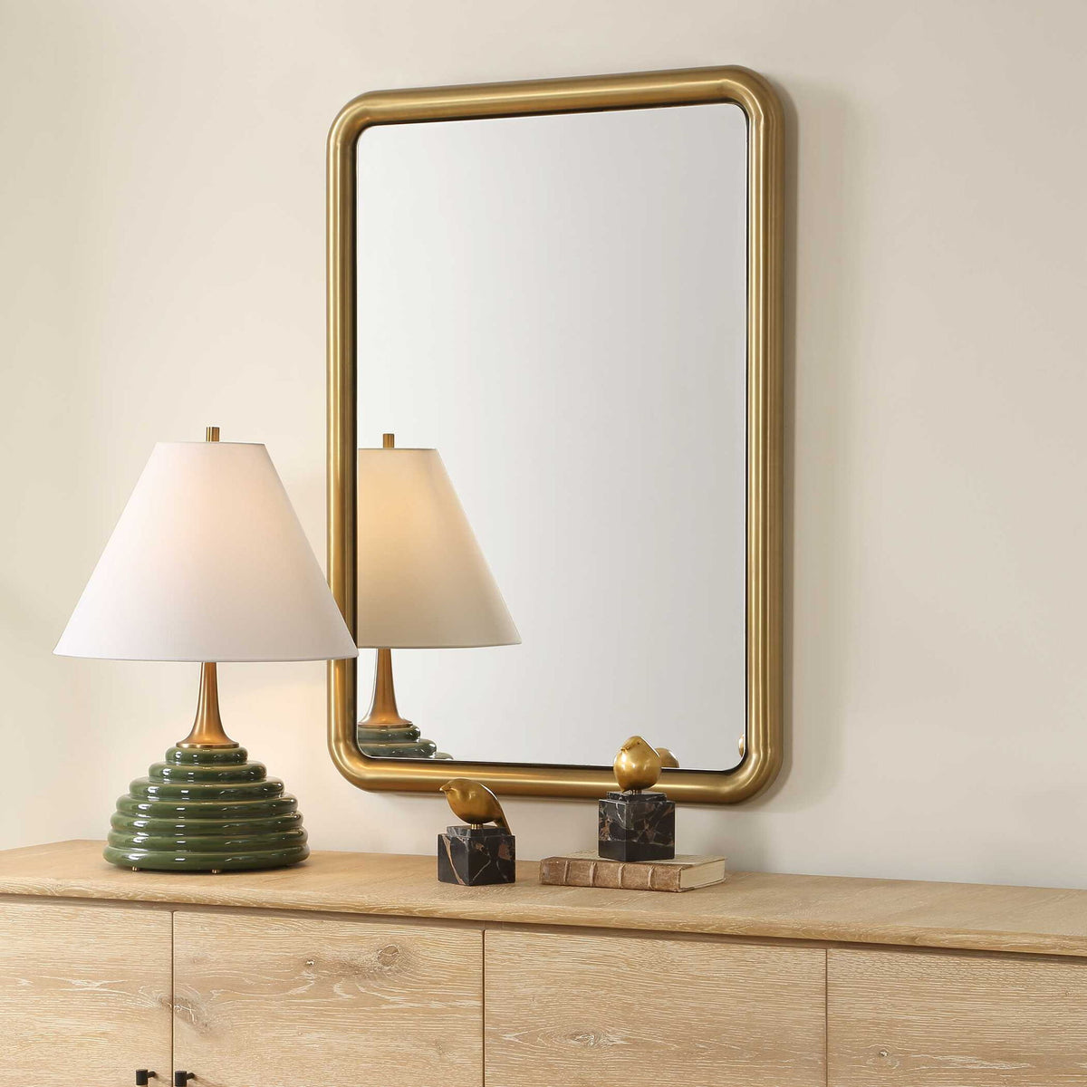 Atkinson - Modern Mirror - Brass