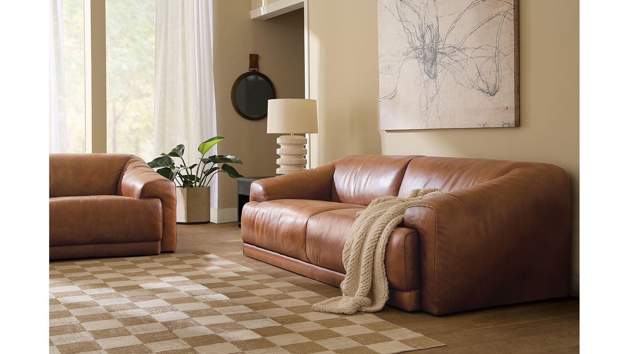 SS - Fleetwood 2-Seat Sofa - Brown