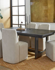 Waterfall - Rectangular Dining Table - Deep Ebony