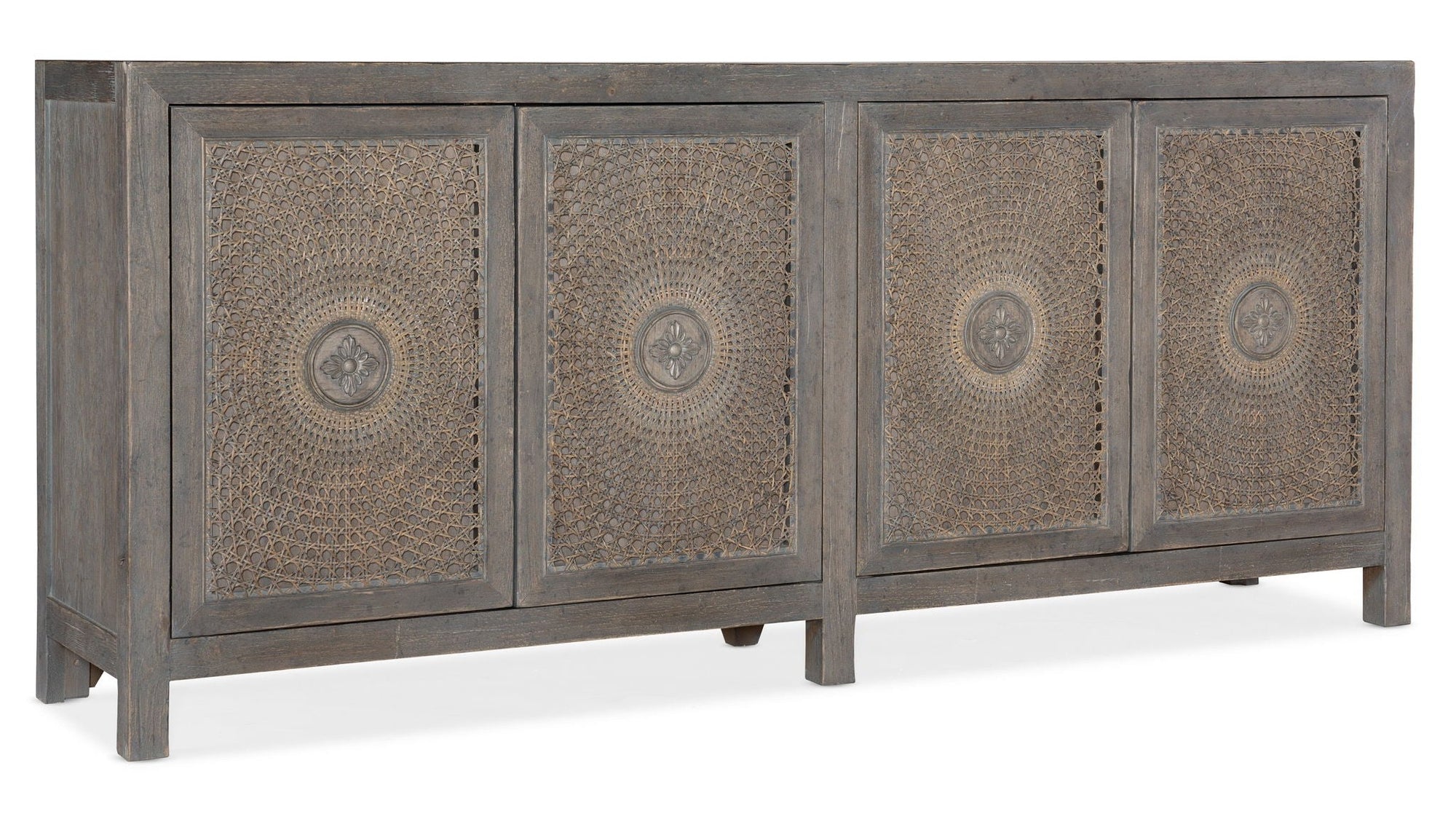 Melange - Emmett Entertainment Console - Dark Gray