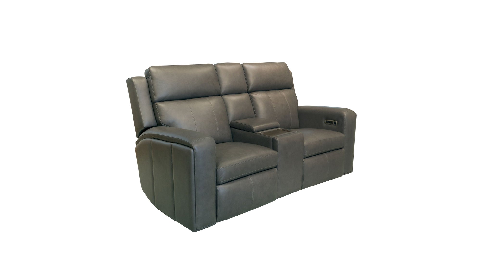 Wyatt - Power Reclining Loveseat With Console & Power Headrests & Lumbar