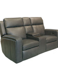 Wyatt - Power Reclining Loveseat With Console & Power Headrests & Lumbar