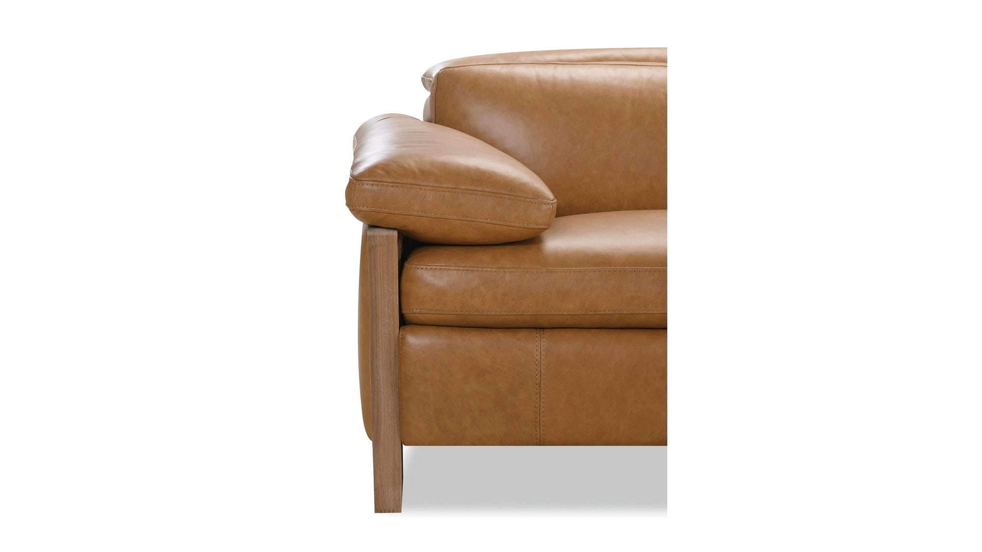MS - Jericho Five-Piece Power Reclining Sectional - Light Brown
