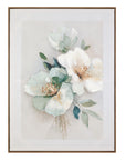 Floral Harmony III Framed Canvas - Pink