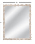 Churchill - Wall Mirror - Distressed White