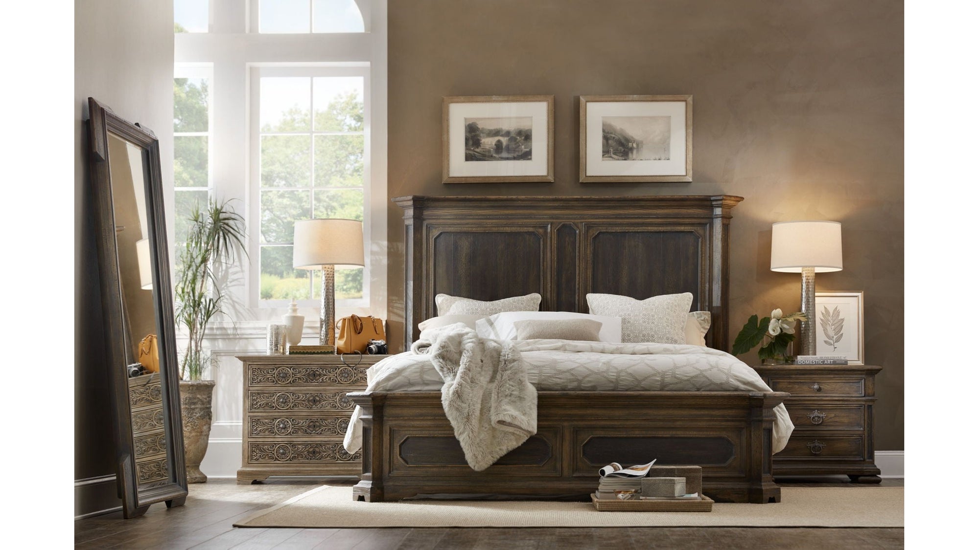 Hill Country - Elmendorf 3-Drawer Nightstand - Dark Brown