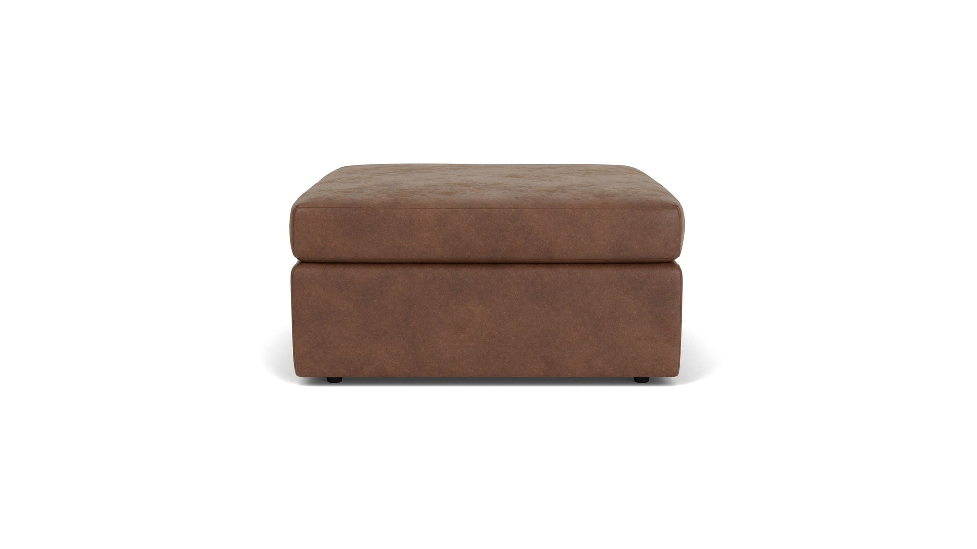 Sky - Fabric Stationary Square Cocktail Ottoman
