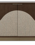 Commerce And Market - Roll With It Four-Door Credenza - Dark Brown / Gray