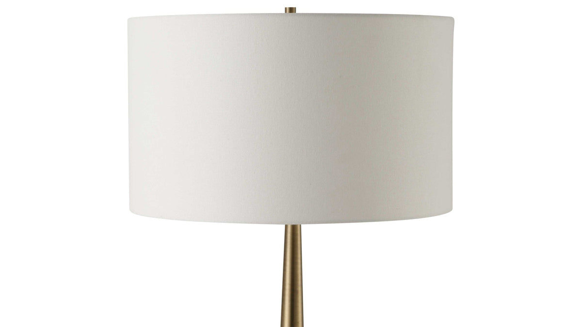 Faro - White Marble Floor Lamp