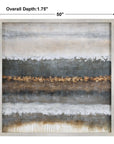 Layers - Landscape Art - Silver