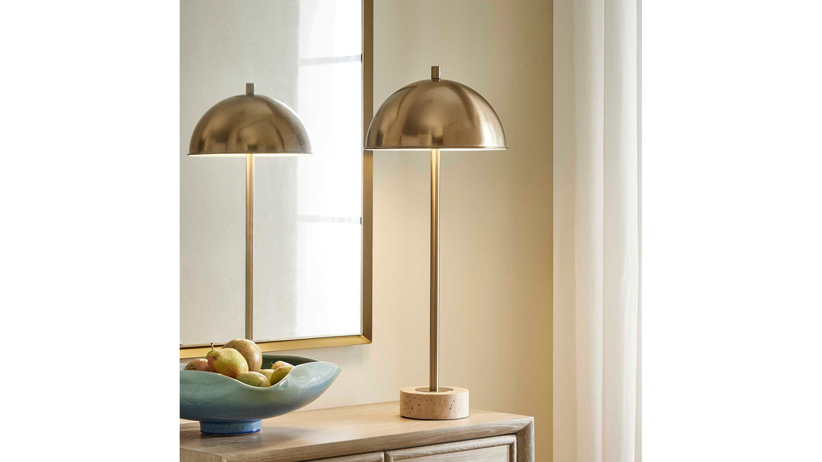 Dunham - Brass Buffet Lamp - Gold