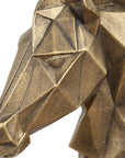 Chiseled Horse Bust - Sculpture - Bronze