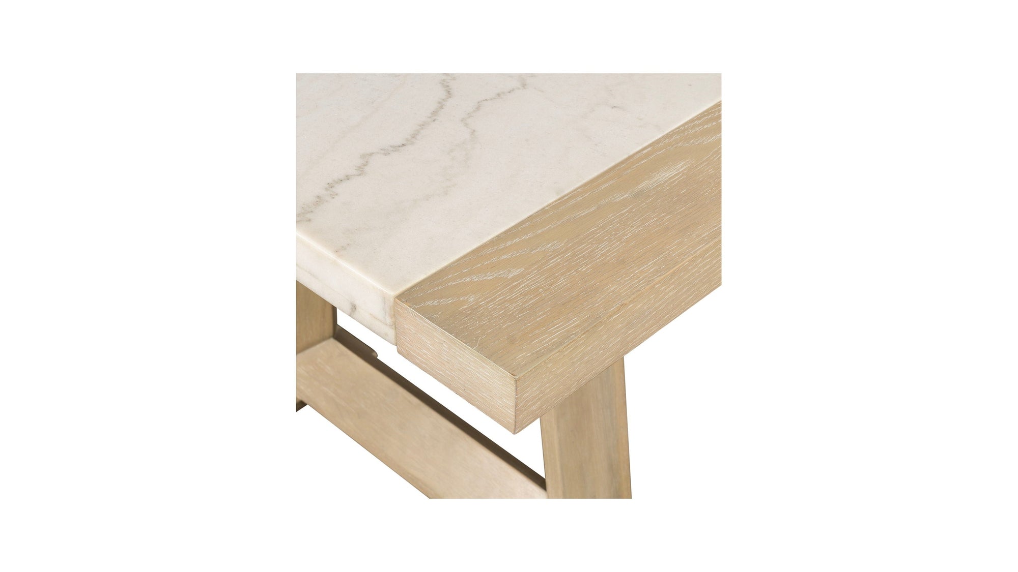 Trifecta - Dining Table - Driftwood Cerused Oak