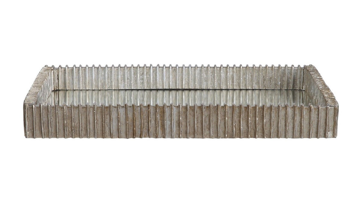 Talmage - Mirrored Tray - Silver