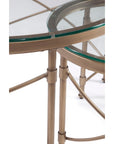 Harrison - Round End Table - Gold