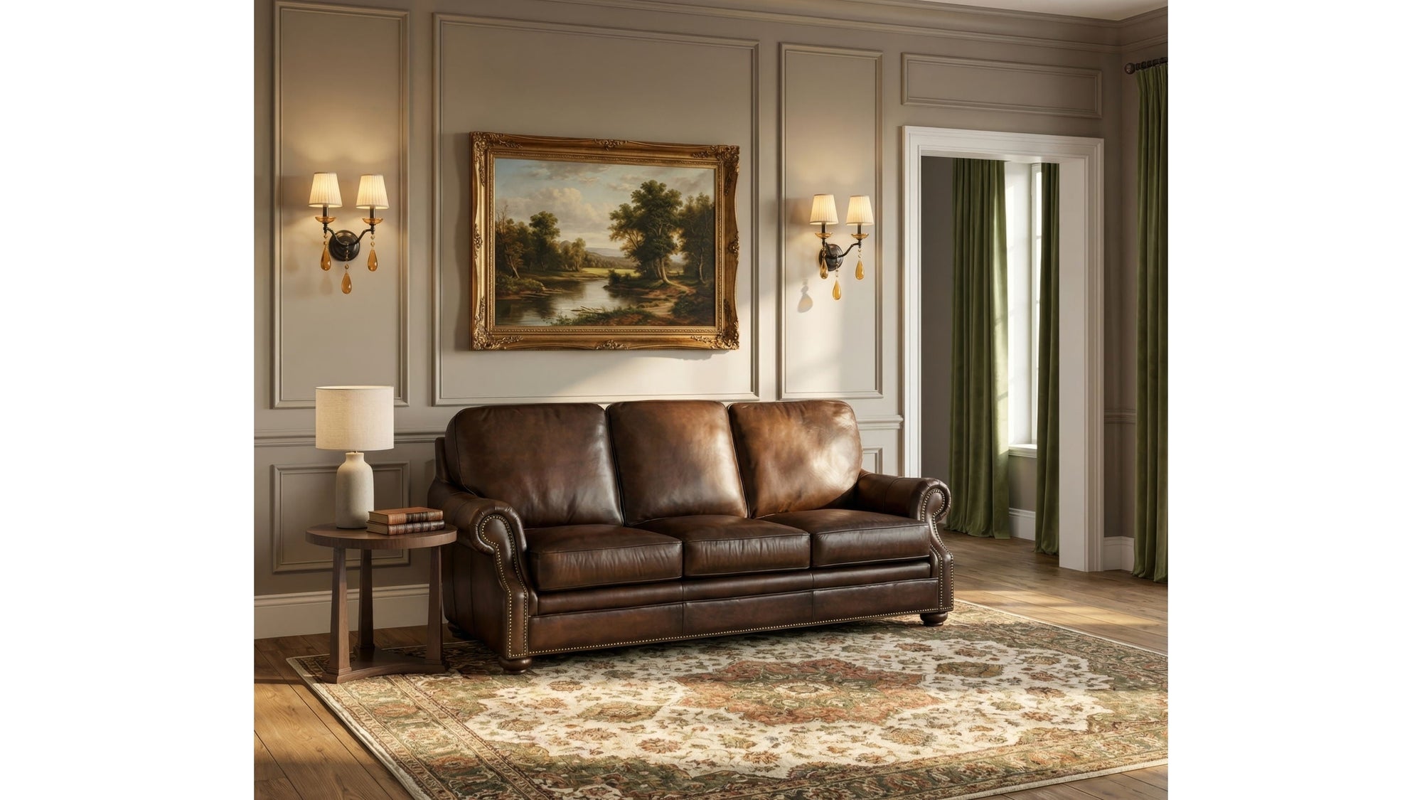 SS - Montgomery Sofa - Dark Brown