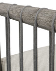 Borneo - Outdoor Dining Chair - White / Dark Gray