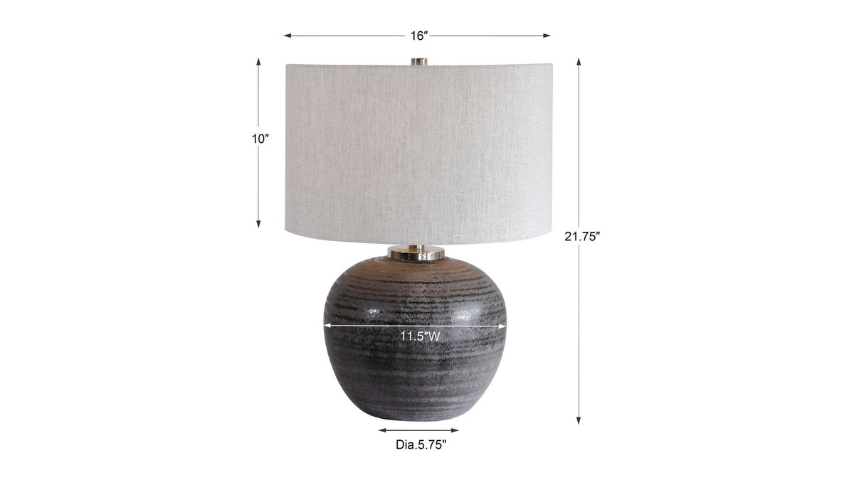 Mikkel - Table Lamp - Charcoal