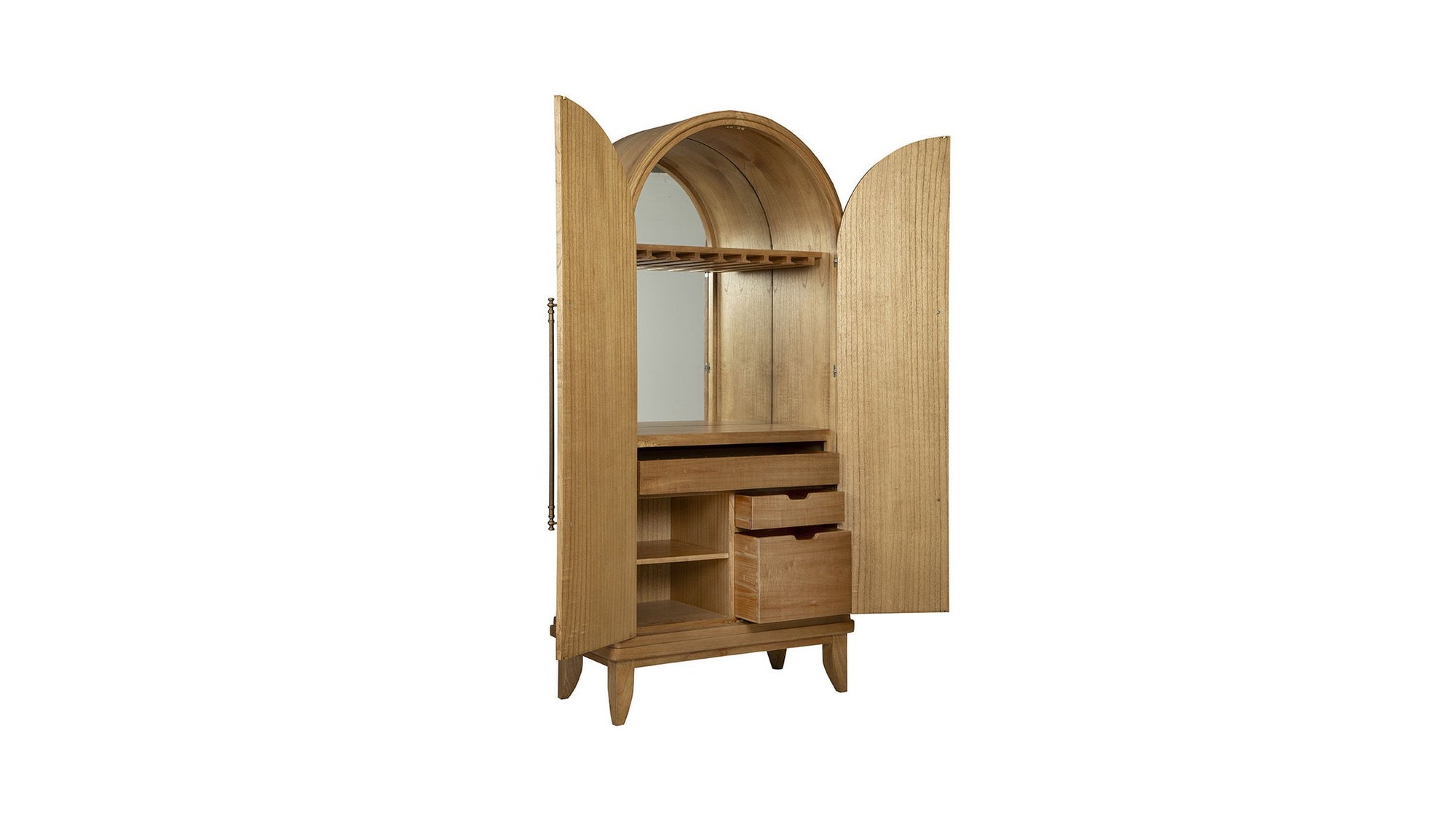 Stevie - Bar Cabinet - Light Brown