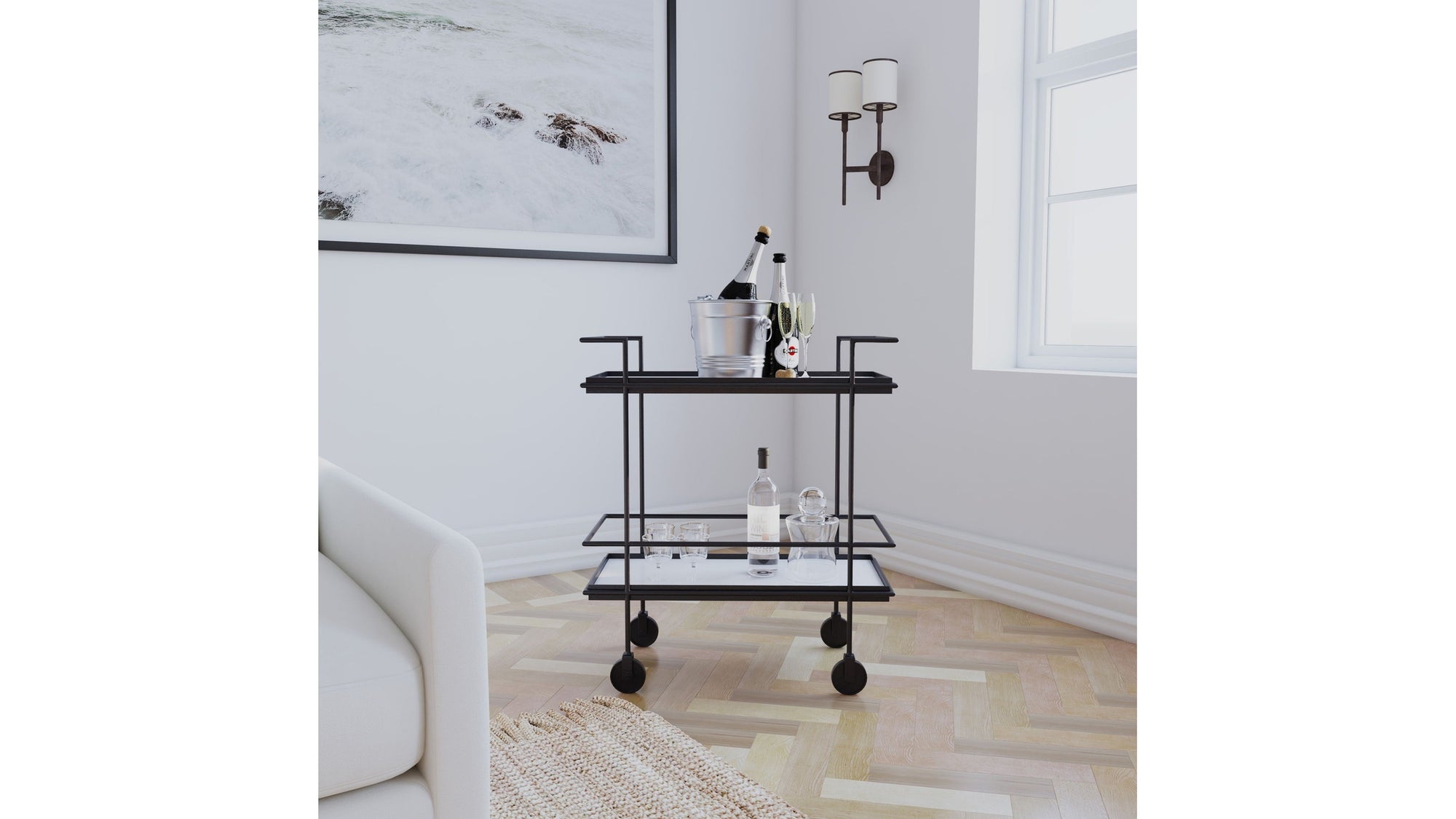 Commerce And Market - Bar Cart