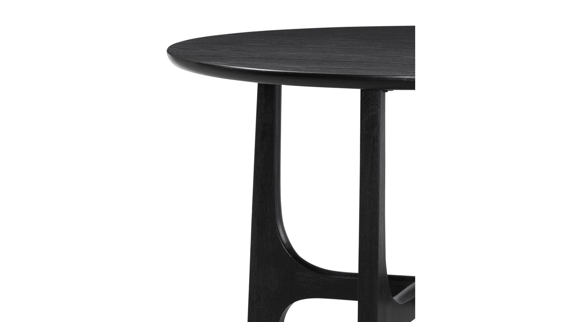 Dunnigan - Round Dining Table - Black