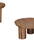 Blair - Round End Table - Dark Brown