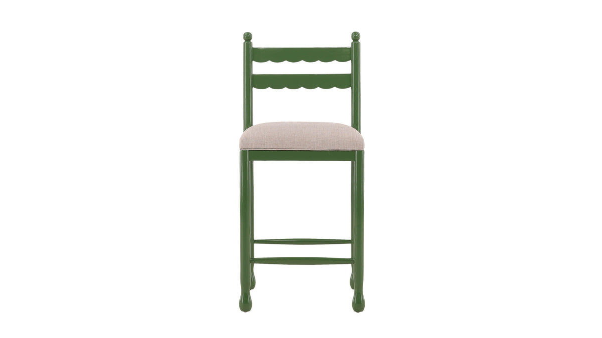 Bella - Counter Stool Set of 2 - Green