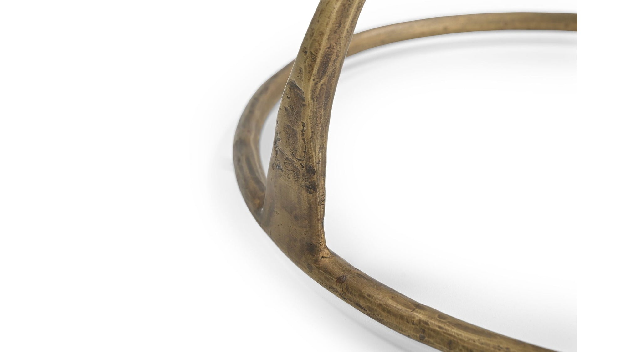 Hourglass - Accent Table - Bronze / Black