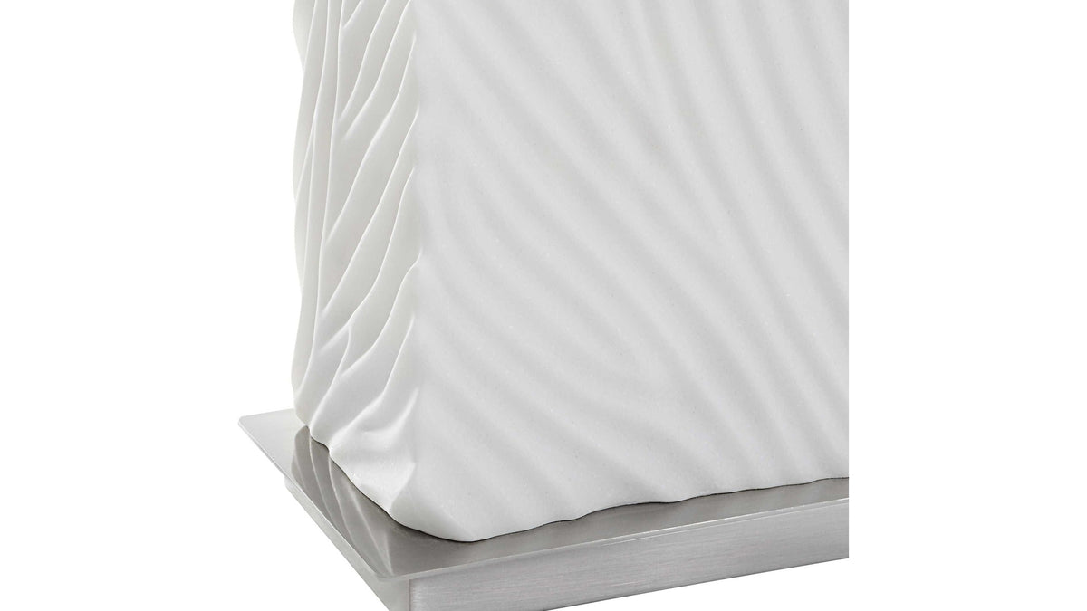 Pillar - Marble Table Lamp - White