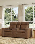 Dutch - Power Reclining Loveseat With Console, Power Headrest & Lumbar