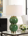 Banner - Spheres Table Lamp - Green