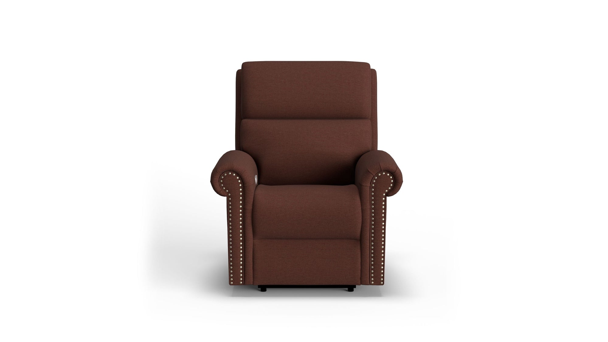 Bernard - Power Recliner With Power Headrest &amp; Lumbar With Nailhed Trim