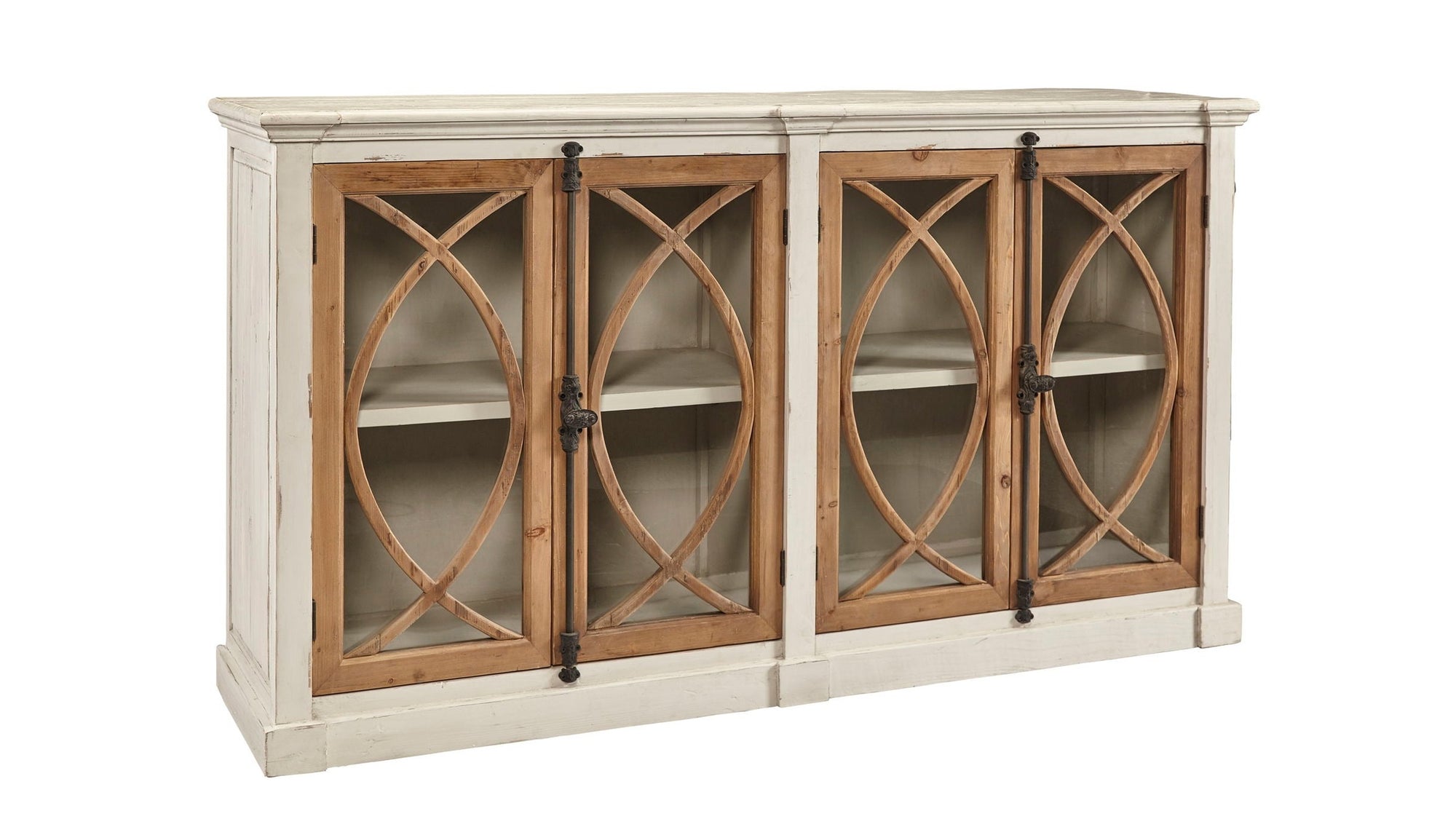 Grayson Fretwork - Hutch - Beige
