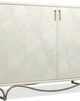 Melange - White Lotus Hall Chest - White