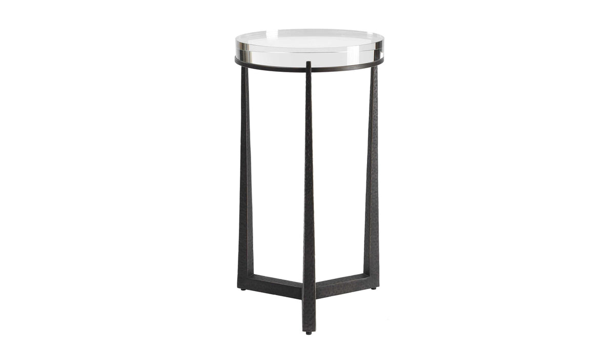 Midas - Round Accent Table - Dark Bronze