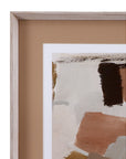 Almondine II Framed Art - Dark Brown