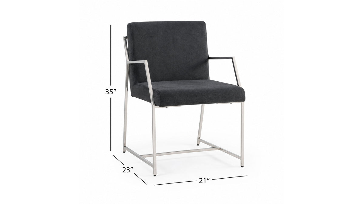 Polygon - Dining Chair - Gray