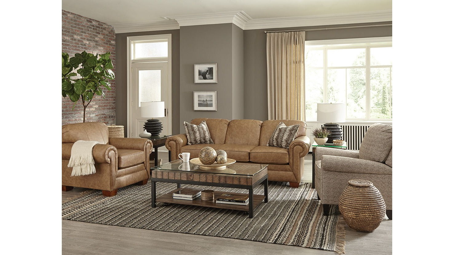 Monroe - Leather Sofa