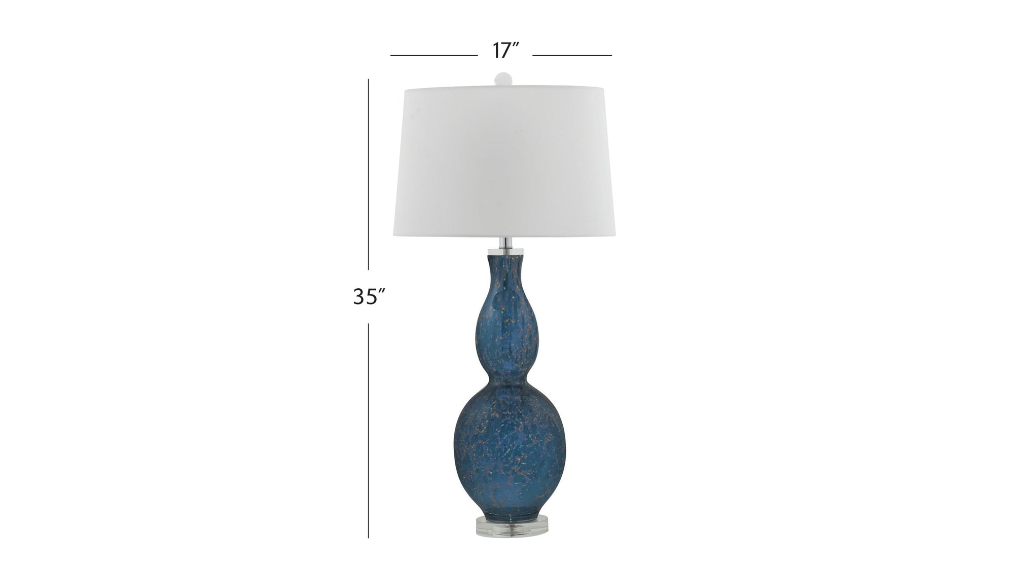 Presley - Table Lamp - Blue / White