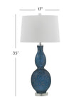 Presley - Table Lamp - Blue / White