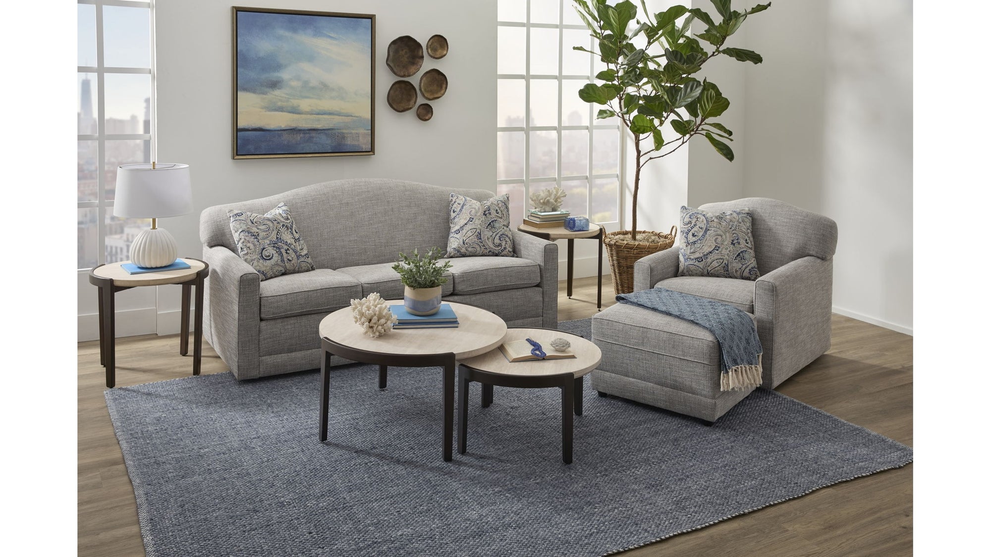 Aggie - Fabric Sofa