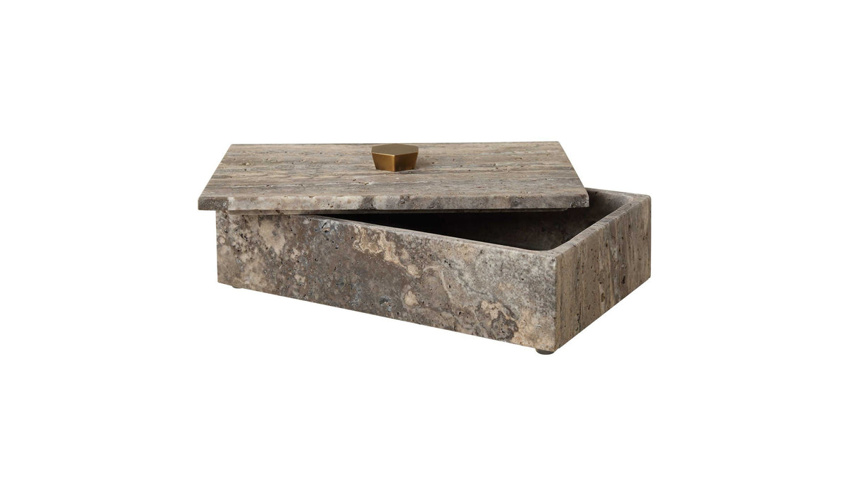 Griseus - Travertine Stone Box
