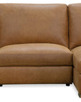 MS - Optimus Three-Seat Power Sectional - Light Brown