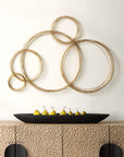 Golden Bubbles - Metal Wall Decor