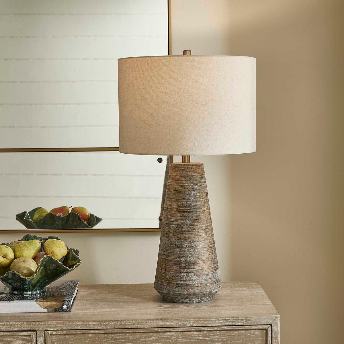 Mosier - Table Lamp - Rustic Beige
