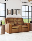 Wyatt - Power Reclining Loveseat With Console & Power Headrests & Lumbar