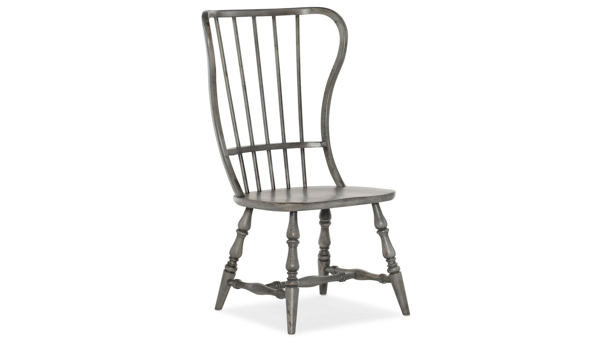 Ciao Bella - Spindle Back Side Chair - Speckled Gray