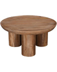 Blair - Round Cocktail Table - Dark Brown